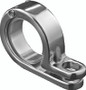 Kuryakyn P-Clamp 7/8-1 inch Chrome - Easy Mounting for Lights and Accessories