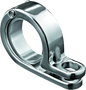 Kuryakyn P-Clamp 39mm-41mm Chrome – Easy Mounting for Silver Bullets and Lights on Frame Tubes or Engine Guards