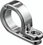 Kuryakyn P-Clamp 39mm-41mm Chrome – Easy Mounting for Silver Bullets and Lights on Frame Tubes or Engine Guards