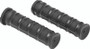 Kuryakyn Dillinger Grips Throttle-By-Wire Black – Durable Rubber with Aluminum Collars for Harley-Davidson
