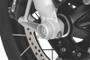 Kuryakyn Lodestar Front Axle Sliders for BMW R1200GS and RT – Silver