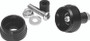 Kuryakyn Lodestar Front Axle Sliders for BMW R1200 Series - Black Part #3804