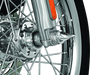 Kuryakyn Twisted Axle Caps Chrome for Harley Davidson Touring Models