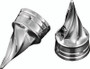 Kuryakyn Twisted Axle Caps Chrome for Harley Davidson Touring Models