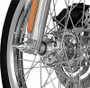 Kuryakyn Twisted Axle Caps Chrome for Harley Davidson and Sportster Models