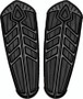 Kuryakyn Spear Driver Floorboard Inserts for Indian Chief, Chieftain & Roadmaster - Satin Black Part 5651