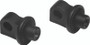 Kuryakyn Splined Peg Adapter Satin Black Part #8898 for Powersports Vehicles