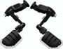 Kuryakyn Ergo III Adjustable Cruise Mounts with Trident Dually ISO Pegs – Gloss Black for Honda Gold Wing (Part No. 3990)