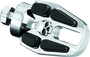 Kuryakyn Zombie Shift Peg for Harley-Davidson Chrome - Unique Skull Design and Rugged Durability
