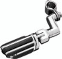 Kuryakyn Pilot Pegs with Offset Mounts 1-1/4 inch Clamps Chrome - Powersports Accessories