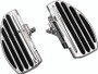 Kuryakyn ISO Passenger Boards Chrome – Comfortable and Stylish Motorcycle Footrests with Full-Length Rubber Ribs