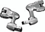Kuryakyn 2-Inch Adjustable Lockable Offsets with Male Mount Adapter in Chrome – Part Number 4556