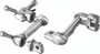 Kuryakyn 4-inch Adjustable Lockable Offsets with Male Mount Adapter in Chrome - Part 4557