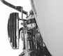Kuryakyn Floorboard Relocator Brackets for Harley-Davidson Touring Models - Chrome (Part #4609)