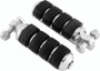 Kuryakyn ISO Peg Small With Male Adapter Chrome Pair – Durable Rubber Grip Inserts for Powersports Vehicles