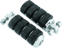 Kuryakyn ISO Peg Large with Male Adapter Chrome – Durable Rubber Grip Inserts for Powersports