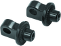 Kuryakyn Splined Peg Adapter for Harley-Davidson Male Mount - Black (Part #8888)