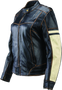 Kuryakyn Leather By River Road Dame Vintage Leather Jacket for Women - Small