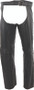 Kuryakyn River Road Plains Leather Chaps - Small, Black