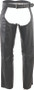 Kuryakyn Leather By River Road Long Haul Leather Chaps – Medium Black