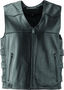 Kuryakyn Leather By River Road Plains Leather Vest Black - 3XL