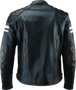 Kuryakyn Leather River Road Hoodlum Vintage Leather Jacket for Powersports, Small