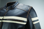 Kuryakyn Leather River Road Hoodlum Vintage Leather Jacket for Powersports, Small