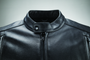Kuryakyn River Road Race Leather Jacket for Powersports – Small Black