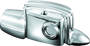 Kuryakyn Rear Master Cylinder Cover for 2008-2009 Harley Davidson Touring Models Chrome - Part 8653