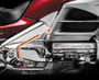 Kuryakyn Louvered Transmission Cover for Honda GL1800 (2001-2016) with Chrome Finish