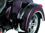 Kuryakyn Top Fender Accent for Trikes – Chrome Finish for Harley Davidson FLHTCUTG & FLHXXX Models