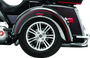 Kuryakyn Top Fender Accent for Trikes – Chrome Finish for Harley Davidson FLHTCUTG & FLHXXX Models