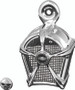Kuryakyn Mach 2 Horn Cover Chrome with Black Mesh for Harley-Davidson Models with Cowbell Horn (Part Number 7296)