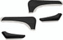 Kuryakyn Tri-Line Glove Box Accent for Harley Davidson Road Glide - Black