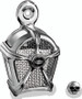 Kuryakyn Mach 2 Horn Cover Chrome with Chrome Mesh for Harley-Davidson Models