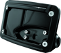 Kuryakyn Curved Horizontal Mount Side License Plate Holder Gloss Black – Custom Lighted Design for Motorcycle Applications Part #3125