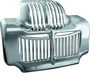 Kuryakyn Oil Cooler Cover for Harley Davidson Touring Models (2011-2013) - Chrome