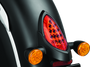 Kuryakyn Tail Light Top Trim for Indian Motorcycles - Satin Black, Part 5623