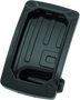 Kuryakyn Nova Curved Vertical Mount Side License Plate Holder Gloss Black - Model 3191