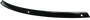 Kuryakyn Smooth Windshield Trim for Harley Davidson Touring Models (2008-2011) - Gloss Black