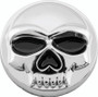 Kuryakyn Replacement Zombie Windshield Emblem Chrome for Harley Davidson Touring Models