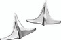 Kuryakyn Rear Fender Accents Leading Edge Chrome for Harley Davidson Tri Glide Ultra and Street Glide Trike