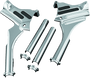 Kuryakyn Deluxe Neck Covers for 1995-2007 Harley Davidson Touring Models Chrome Part 7866