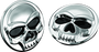 Kuryakyn Universal Zombie Medallions - 2 inch Diameter Chrome Emblems for Powersports Vehicles
