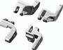 Kuryakyn Floorboard Relocator Brackets for Harley-Davidson Touring Models 1997-2016 - Chrome