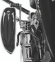 Kuryakyn Floorboard Relocator Brackets for Harley-Davidson Touring Models 1997-2016 - Chrome