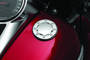 Kuryakyn Vented Flush Mount Gas Cap Chrome - Part 7434 for Powersports Vehicles