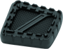 Kuryakyn Riot Brake Pedal Pad for FX Models – Durable Aluminum with Aggressive Serrated Surface