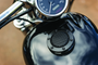 Kuryakyn Mesh Vented Gas Cap with Black Mesh Design for Powersports Vehicles