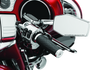 Kuryakyn Hex Mirrors Chrome - Wide Angular PowerSports Side View Mirrors with Adjustable Pivot